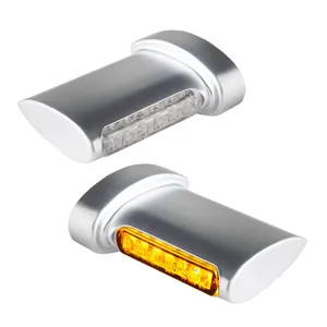 HeinzBikes HeinzBikes, Winglets LED turn signal set. Satin chrome