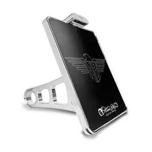 HeinzBikes HeinzBikes, side mount licenese plate bracket. Chrome