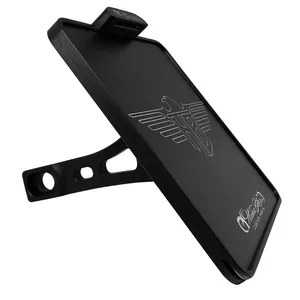 HeinzBikes HeinzBikes, side mount license plate bracket. Black