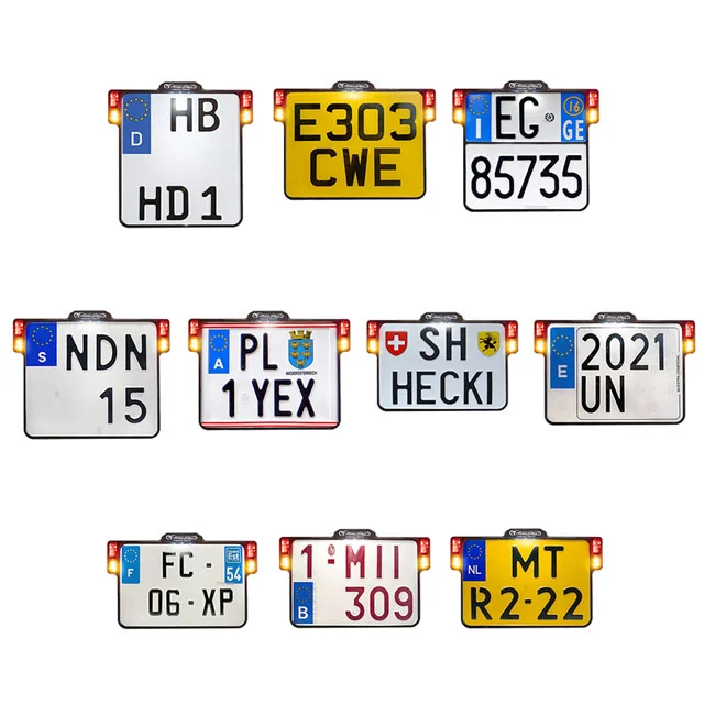 HeinzBikes All-In license plate bracket with taillight