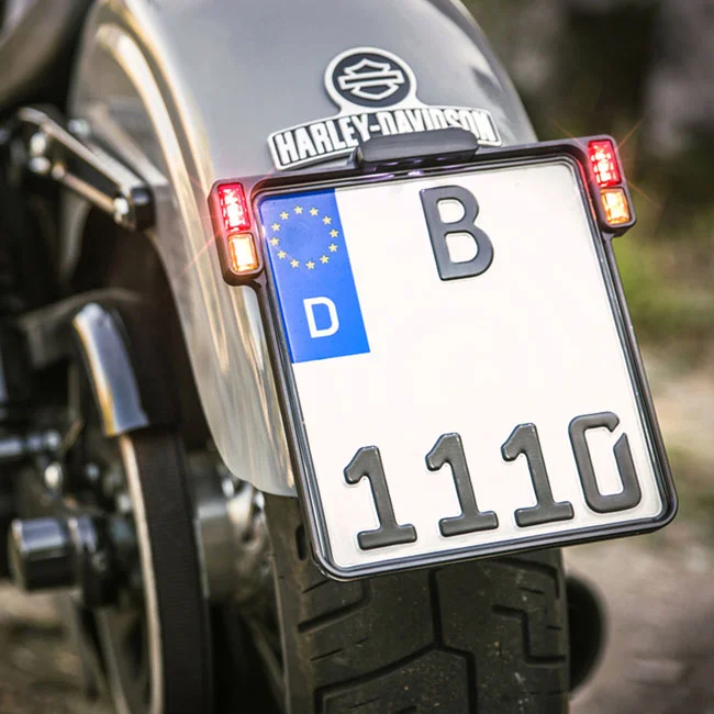 HeinzBikes All-In license plate bracket with taillight