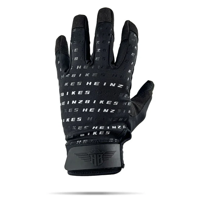 HeinzBikes Pattern gloves black