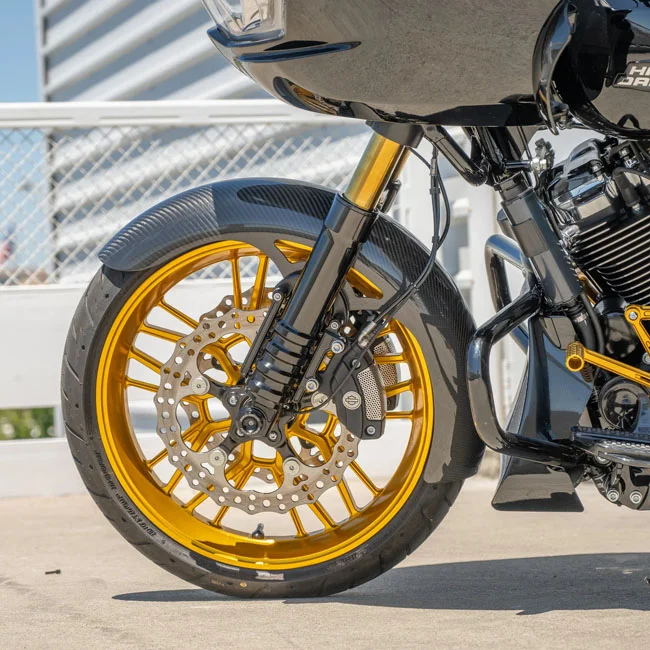 Arlen Ness Ness, 19" Carbon Fiber Wrapper Front Fender