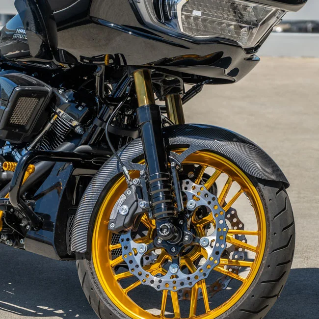 Arlen Ness Ness, 19" Carbon Fiber Wrapper Front Fender