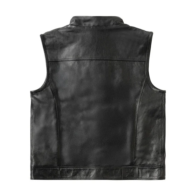 West Coast Choppers WCC x 13 1/2 Dominator leather riding vest