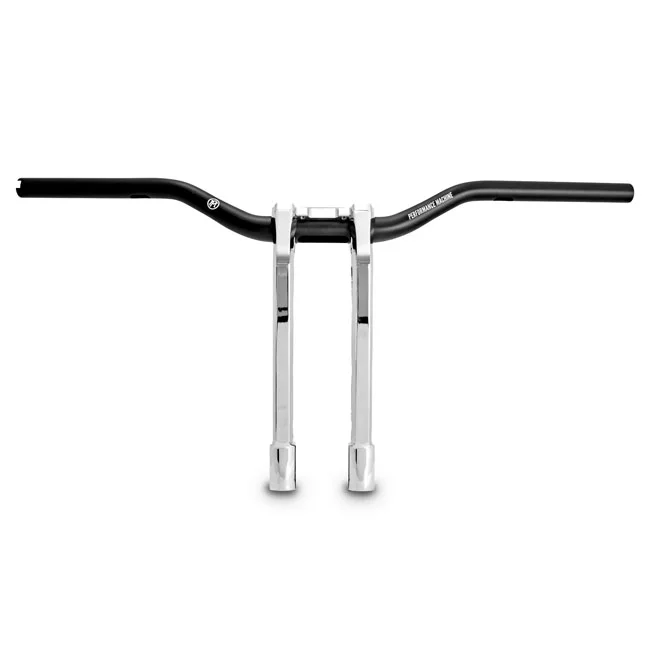 Performance Machine PM, 1-1/4" Phatbar & 14.5" riser kit. Chrome