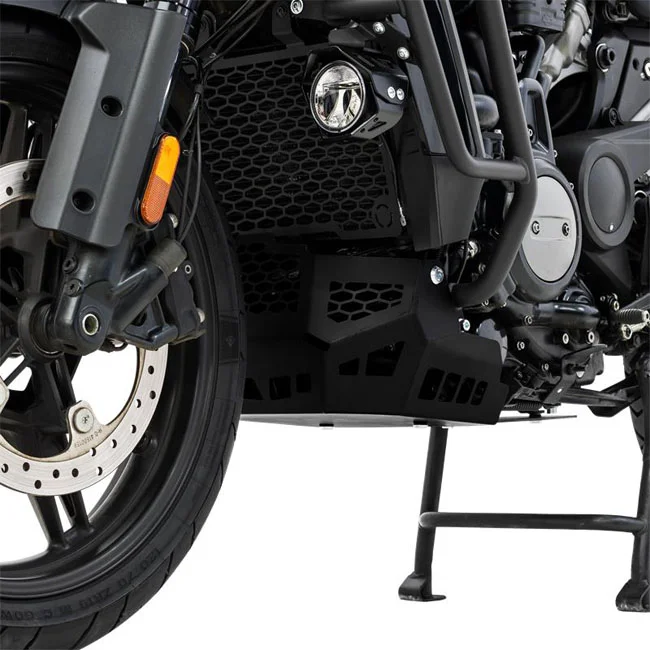 Zieger Skid plate / crankcase guard. Black