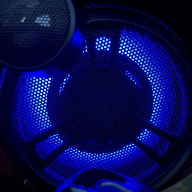 Custom Dynamics Dynamics, ProGLOW LED fairing speaker lights. Upper