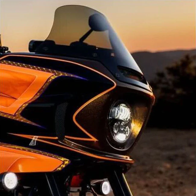 Custom Dynamics Dynamics, Low Rider ProBEAM headlamp mount kit. Black