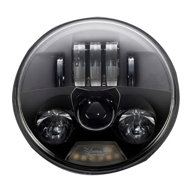 Custom Dynamics 5.75 BLACK LED HEADLAMP ECE