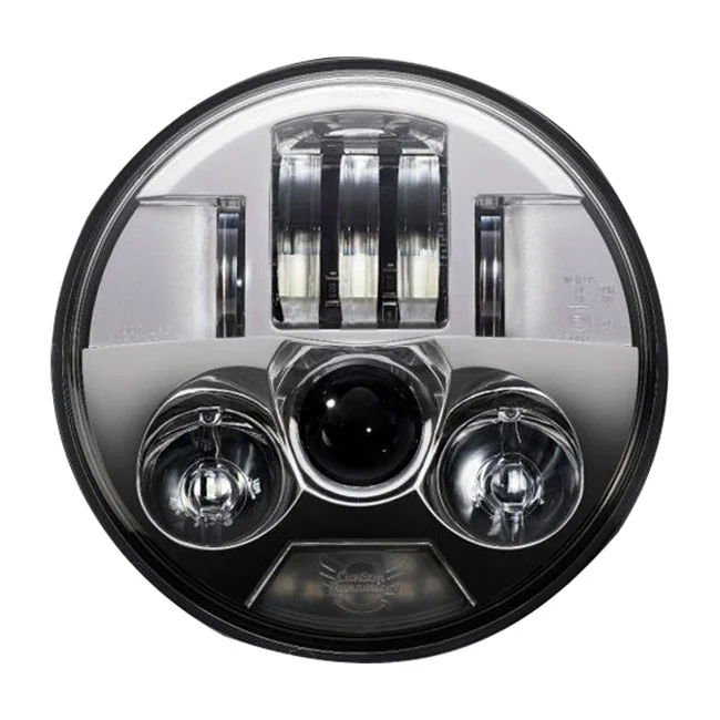 Custom Dynamics Dynamics, ProBEAM 5.75" LED ECE headlamp. Chrome