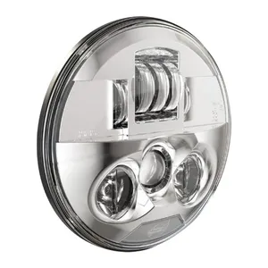 Custom Dynamics Custom Dynamics, ProBEAM 5.75" LED ECE headlamp. Chrome