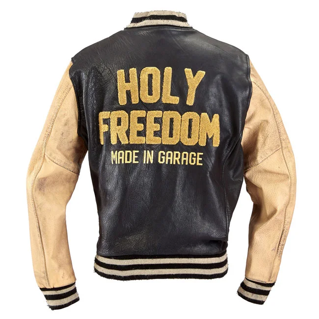 Holy Freedom Freedom Varsity black jacket