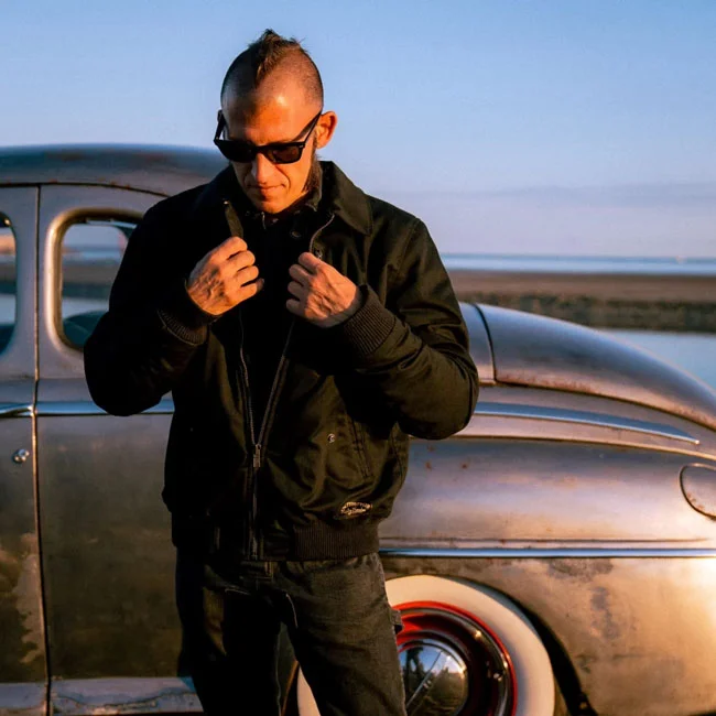 Holy Freedom Freedom Crew Bomber jacket black