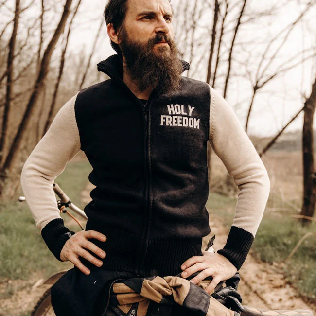 Holy Freedom Freedom Dirtrack sweatshirt black/white