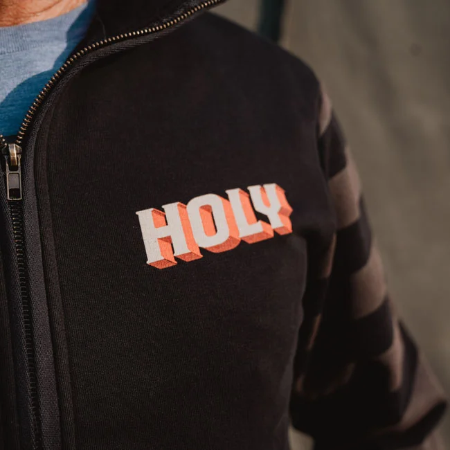 Holy Freedom Freedom Chop zip sweatshirt black/grey
