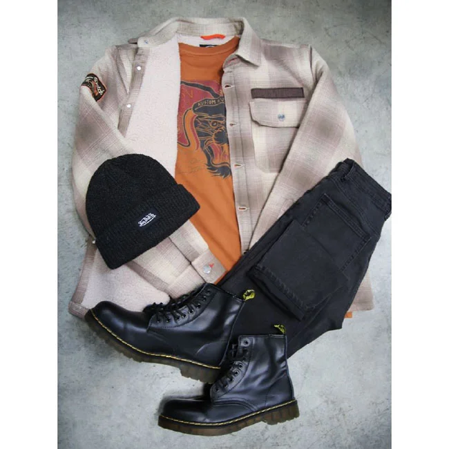 Von Dutch Dutch Heaven shirt brown