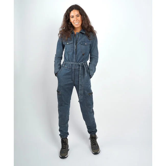 By City City Black Hawk ladies overall denim