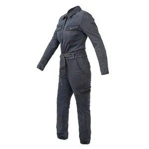 By City By City Black Hawk ladies overall denim