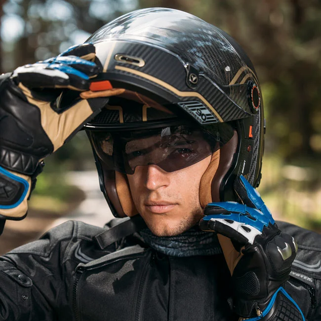 By City City 90 Degrees Carbon helmet gold