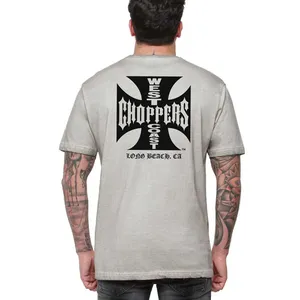 West Coast Choppers WCC Og Lbc Cross t-shirt Vintage grey wash