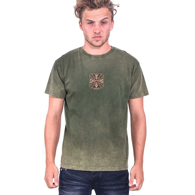 West Coast Choppers Motorcycle Co. Vintage t-shirt green wash