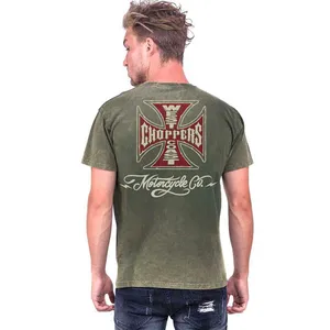 West Coast Choppers WCC Motorcycle Co. Vintage t-shirt green wash