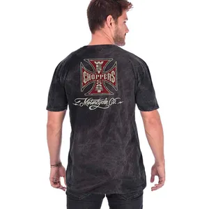 West Coast Choppers WCC Motorcycle Co. Vintage t-shirt black wash