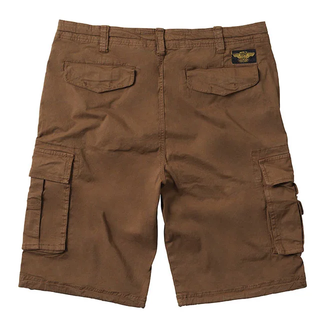 West Coast Choppers WCC CFL Cargo shorts khaki brown