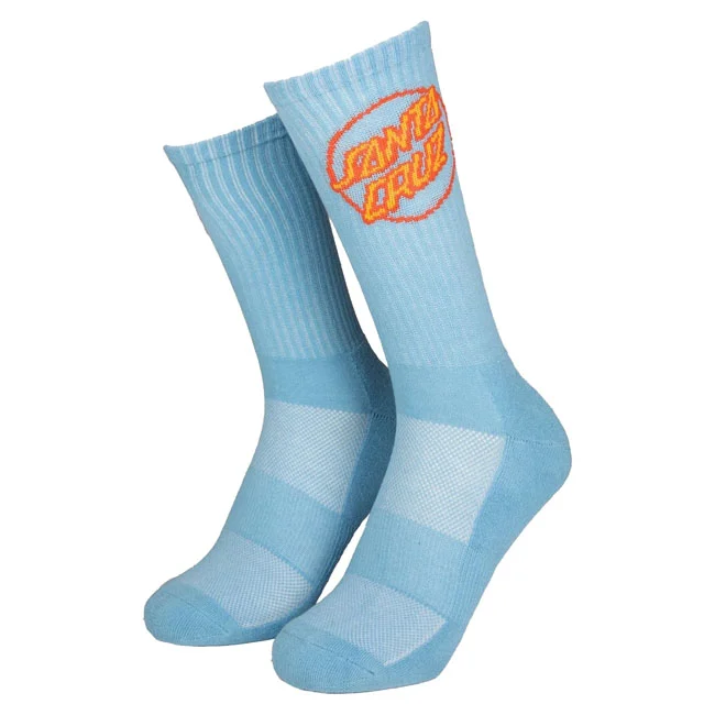 Santa Cruz Cruz Partial Dot sock pacific blue&black