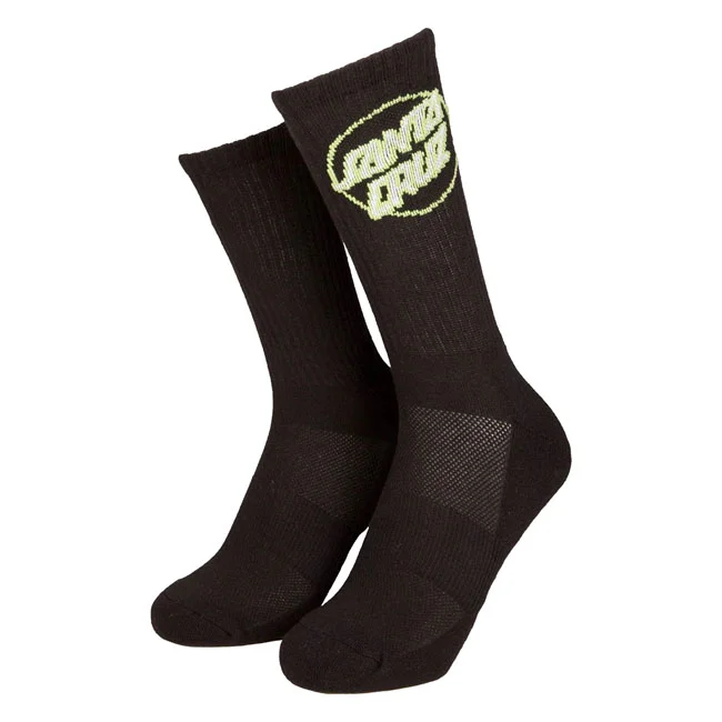 Santa Cruz Cruz Partial Dot sock pacific blue&black