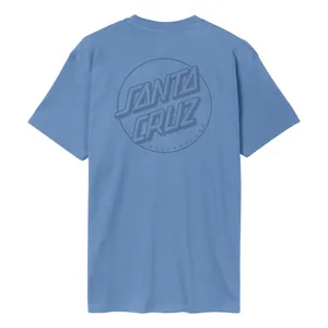 Santa Cruz Santa Cruz Tonal Opus Dot Stripe t-shirt azure blue