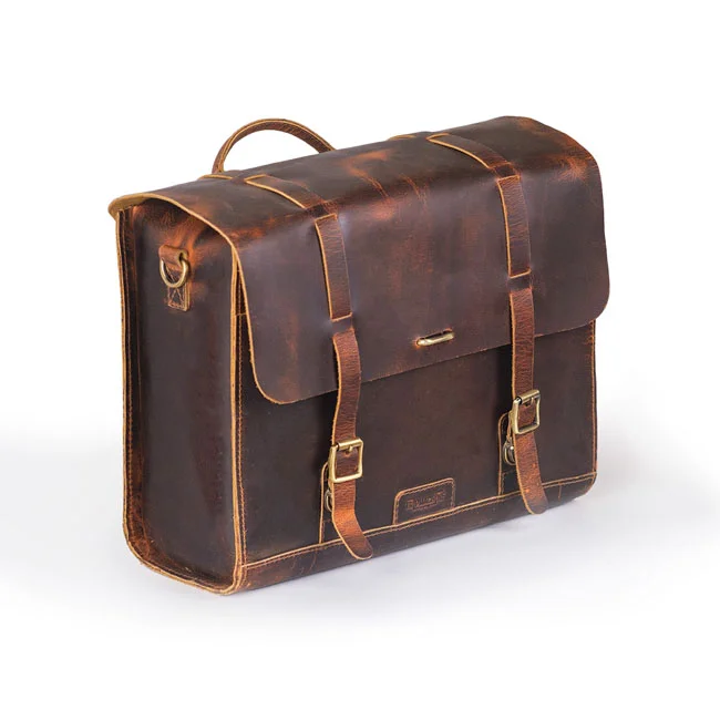Tripmachine Trip Machine, Legacy Saddlebag set. Cognac