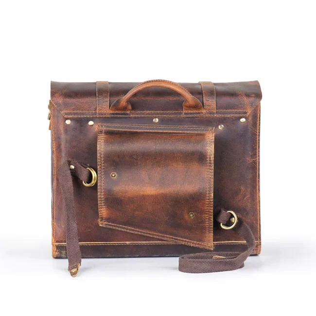 Tripmachine Trip Machine, Legacy Saddlebag set. Cognac