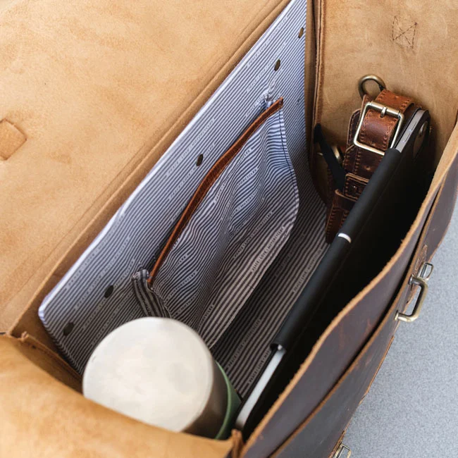 Tripmachine Trip Machine, Legacy Saddlebag set. Cognac