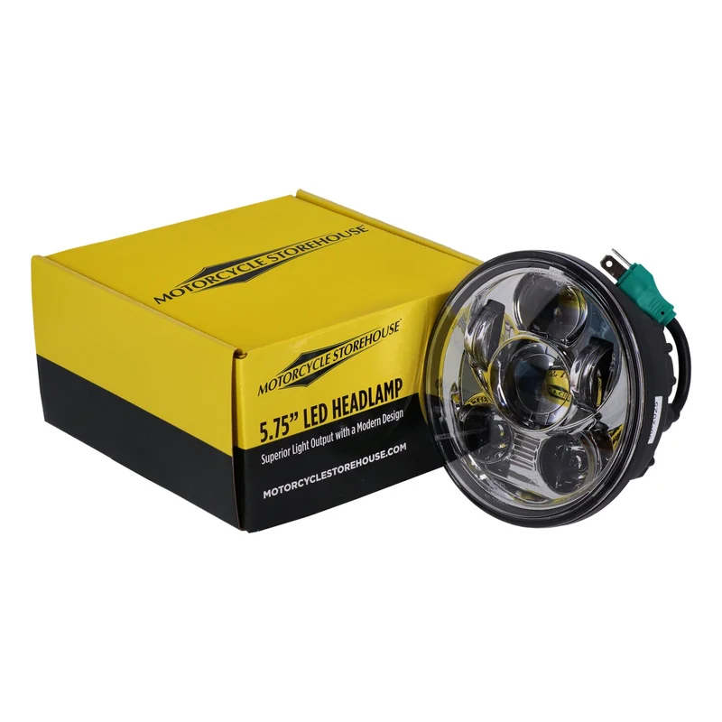 MCS Bright, 5-3/4" LED headlamp unit. Chrome - 708448