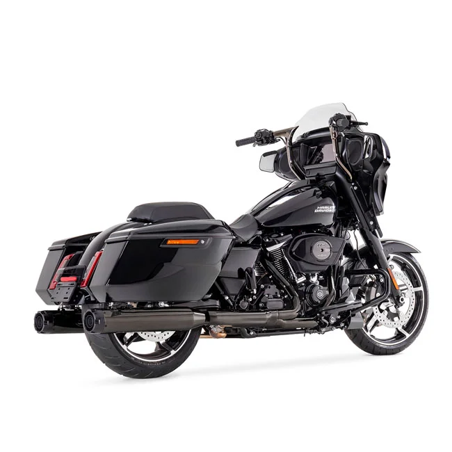 Zard Slip-On mufflers set. Black-chrome Stainless
