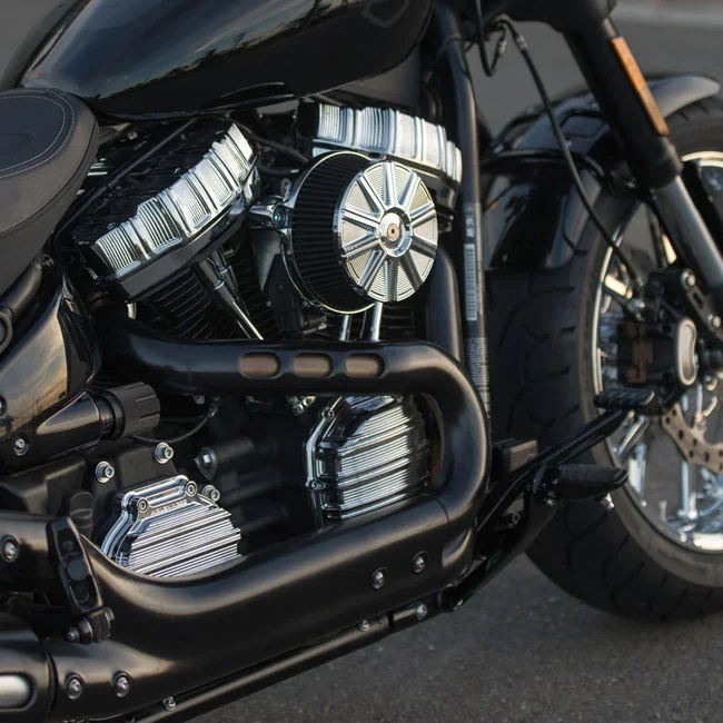 Arlen Ness Ness, Stage 1 Big Sucker air cleaner. 10-Gauge chrome
