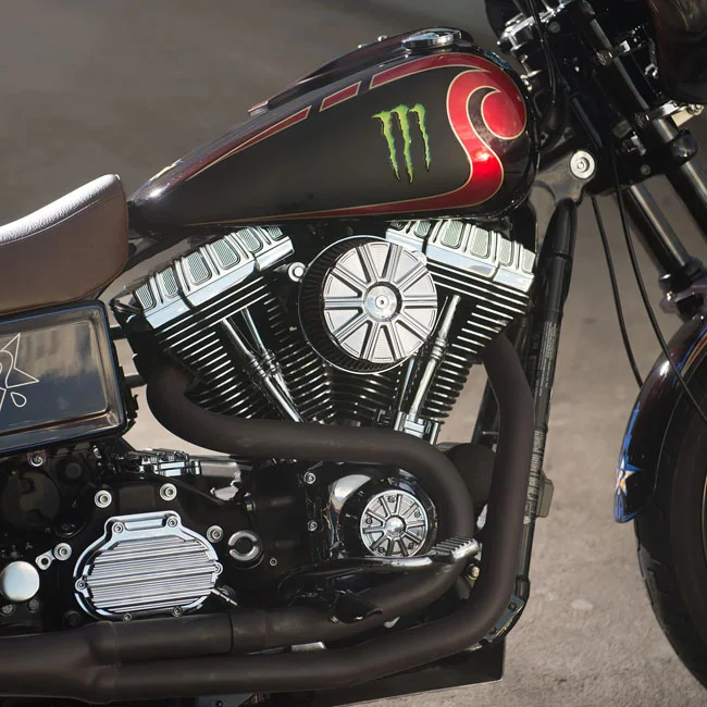 Arlen Ness Ness, Stage 1 Big Sucker air cleaner. 10-Gauge chrome