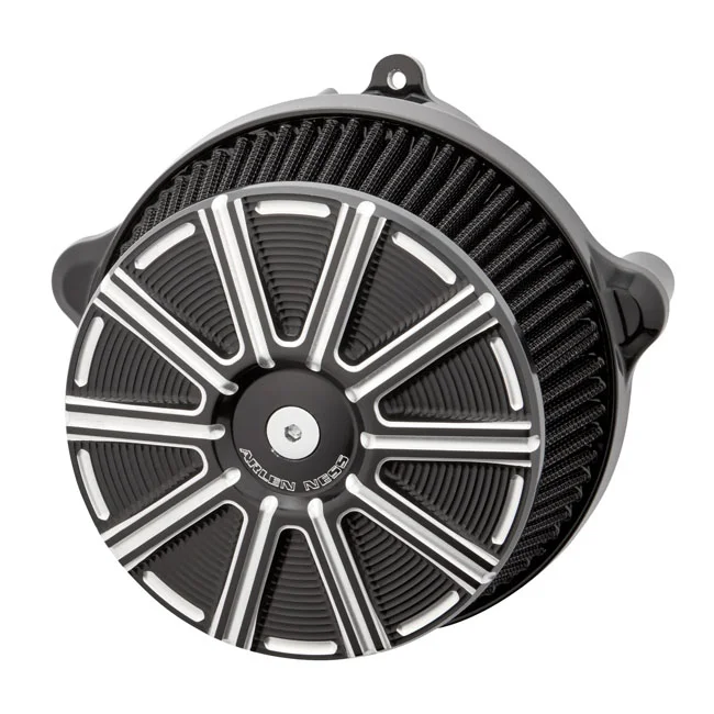 Arlen Ness Ness, Stage 1 Big Sucker air cleaner kit. Black 10-G