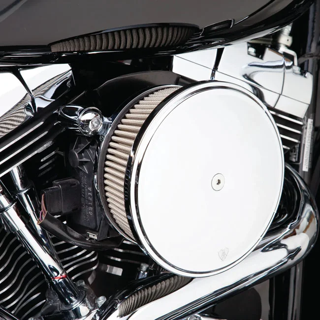 Arlen Ness Ness, Stage 2 Big Sucker air cleaner. Smooth chrome