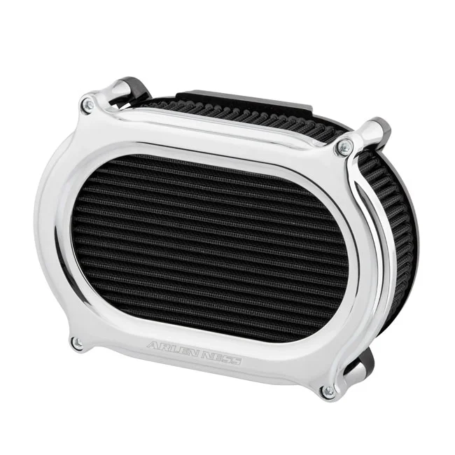 Arlen Ness Ness, Stage II Oval Upgrade air cleaner kit. Chrome