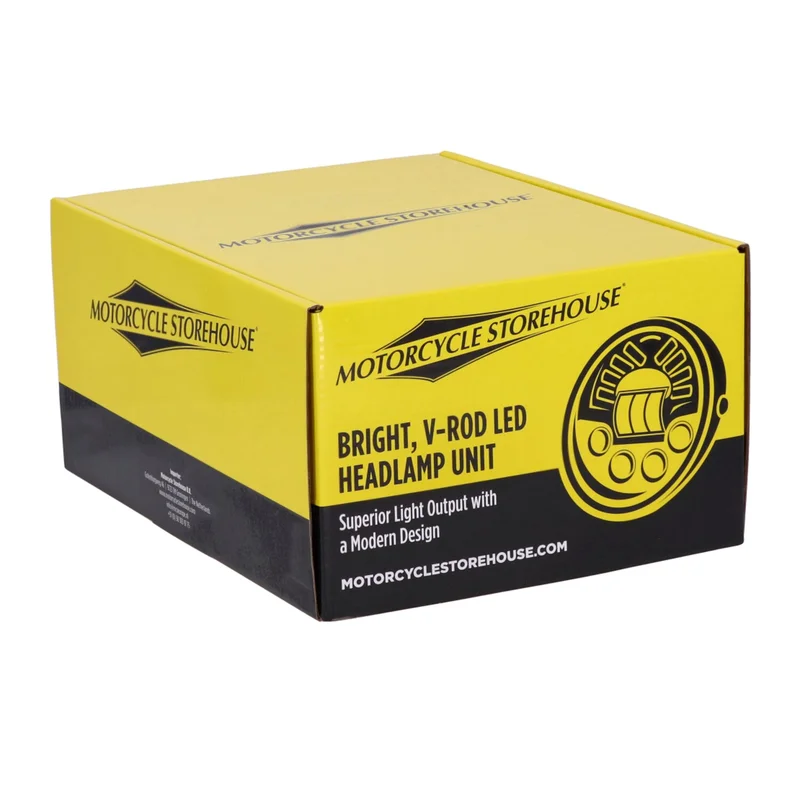 MCS Bright, LED headlamp unit. V-Rod. Chrome - 708759