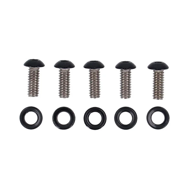 Screws4Bikes Bolt kit, derby cover. Gloss black