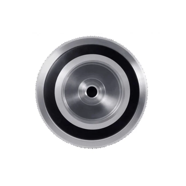 Motone Vented gas cap. Clear aluminum
