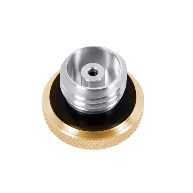 Motone Vented gas cap. Brass/aluminum