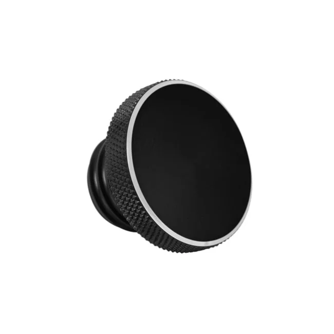 Motone Vented gas cap. Black aluminum