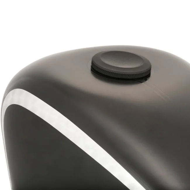 Motone Jetson dished low profile gas cap. Black