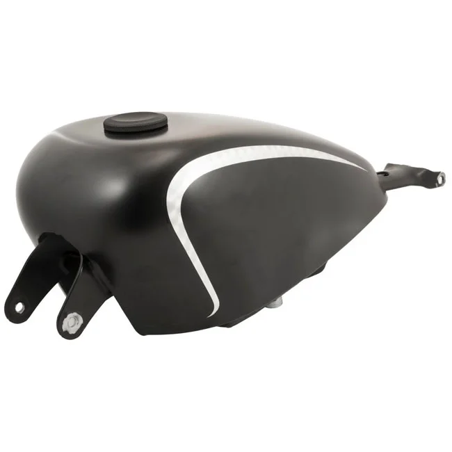 Motone Jetson dished low profile gas cap. Black