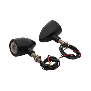Motone Motone, custom billet turn signal set. Black